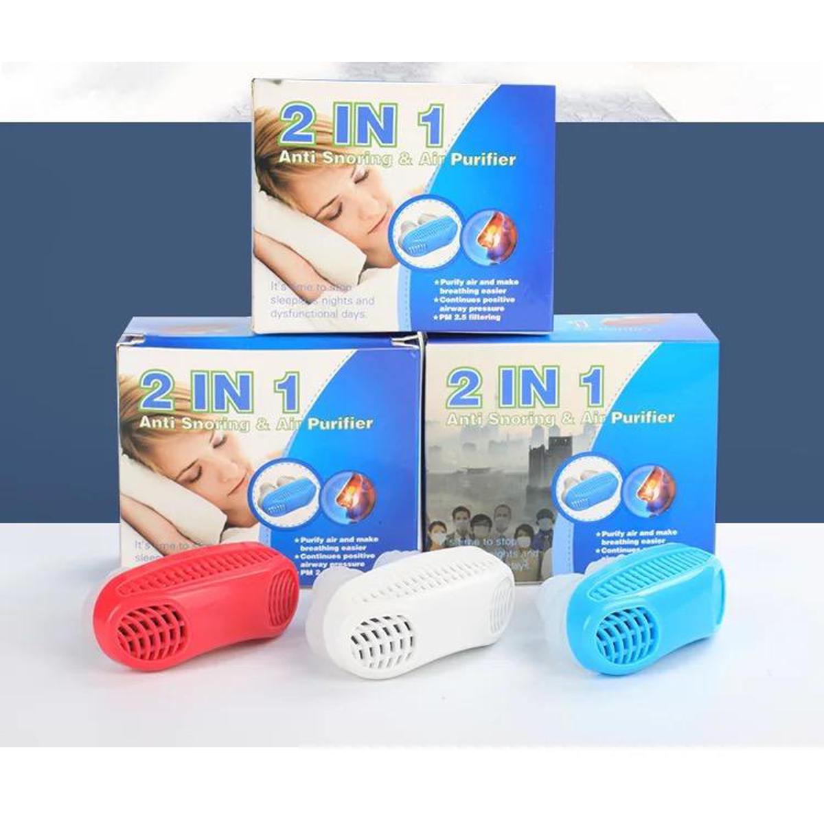 Anti Snoring And Air Purifier Silicone Snore Nose Clip Vents