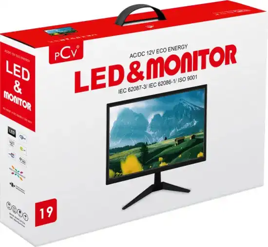 19 in Chinese monitor 1 year warranty