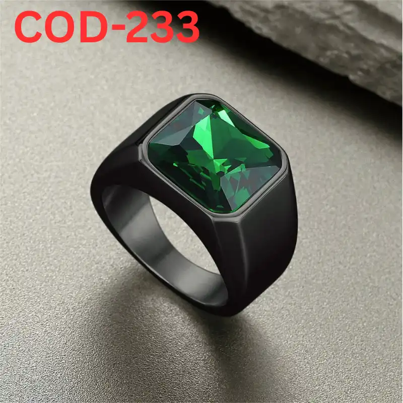 Vip অরজিনাল পান্না পাথর হাতের আংটি-233