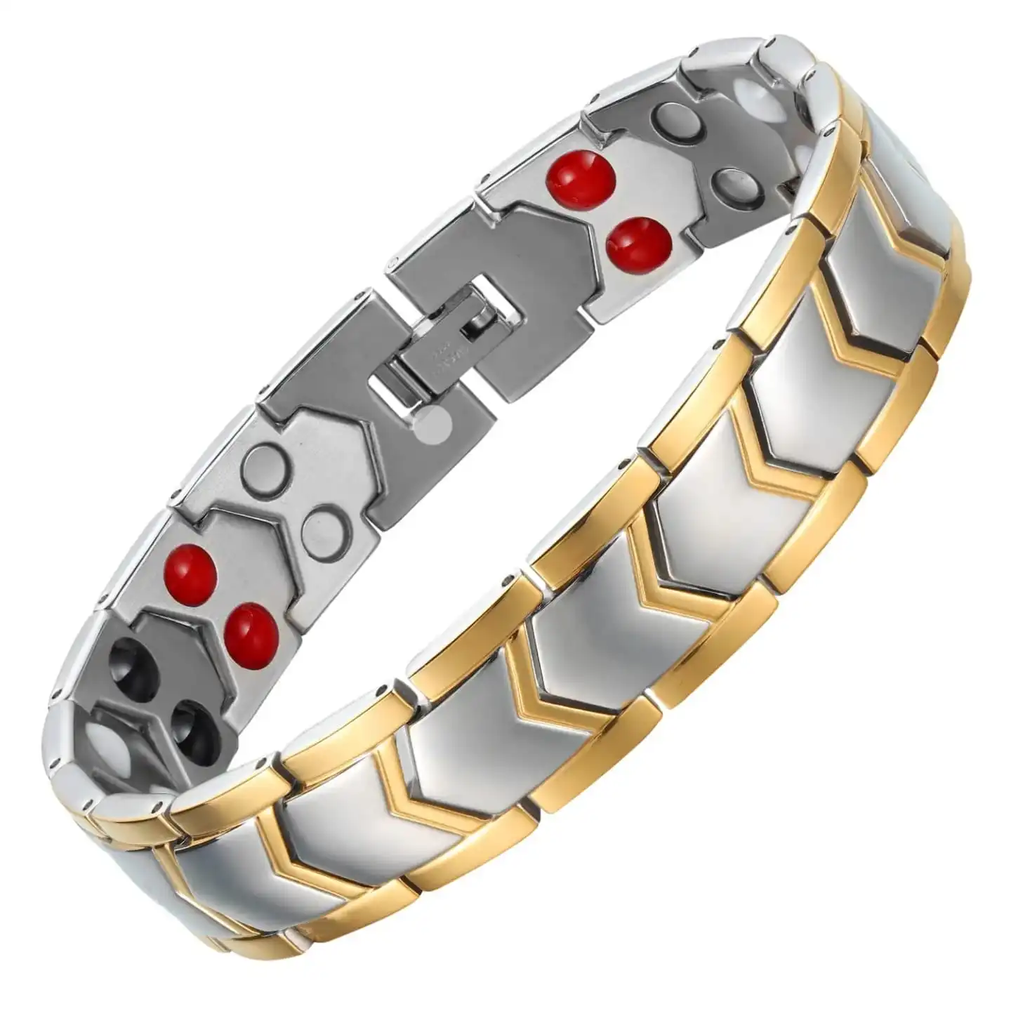 Titanium Double magnetic bracelet (TMB-34)
